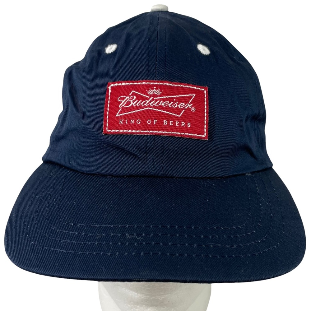 Budweiser Patch Lightweight Baseball Cap Hat King… - image 3